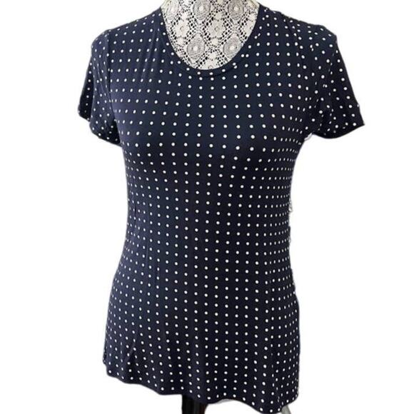 Banana Republic Polka Dot The Signature Collection Short Sleeve T-Shirt / XS - Picture 1 of 4